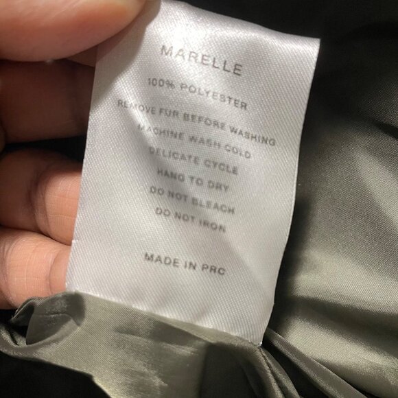 Marelle By Perroquet Olive Green Puffer Jacket Kids Unisex Size 14 - Picture 2 of 5